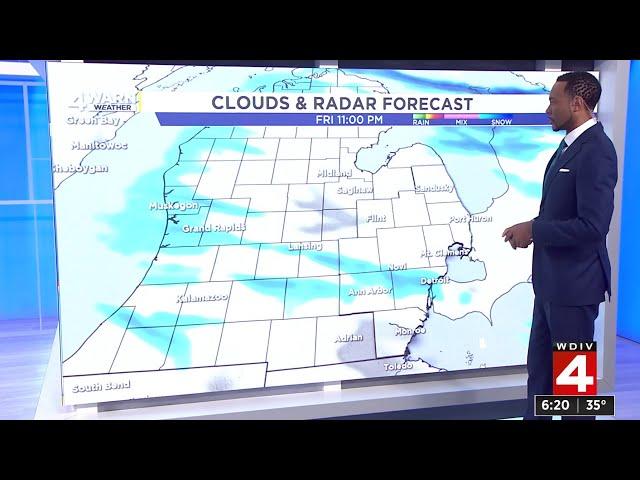 Metro Detroit weather forecast Nov. 28, 2024  -- 6 p.m. Update