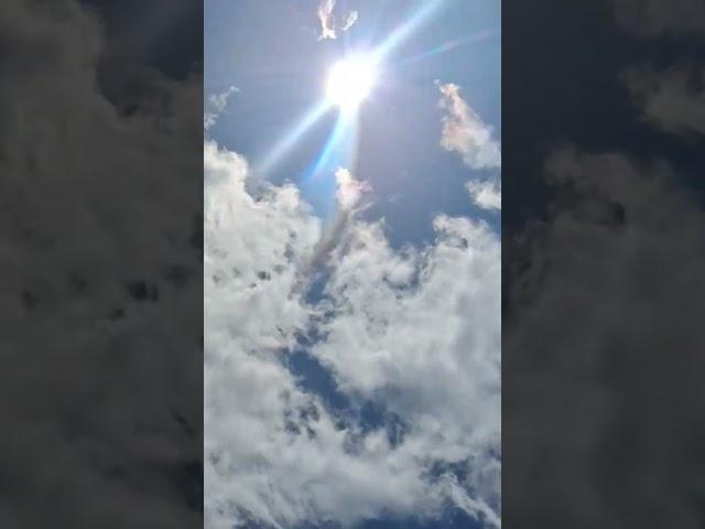 Long Exposure Sun and Clouds 4 hours into 6 seconds #subscribe #youtube #tiktok #follow #edit #fyp