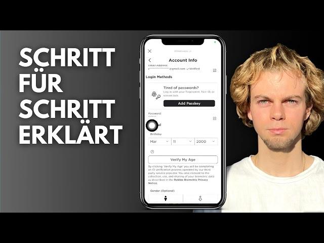 So löschen Sie meine E Mails von Roblox Android & IOS