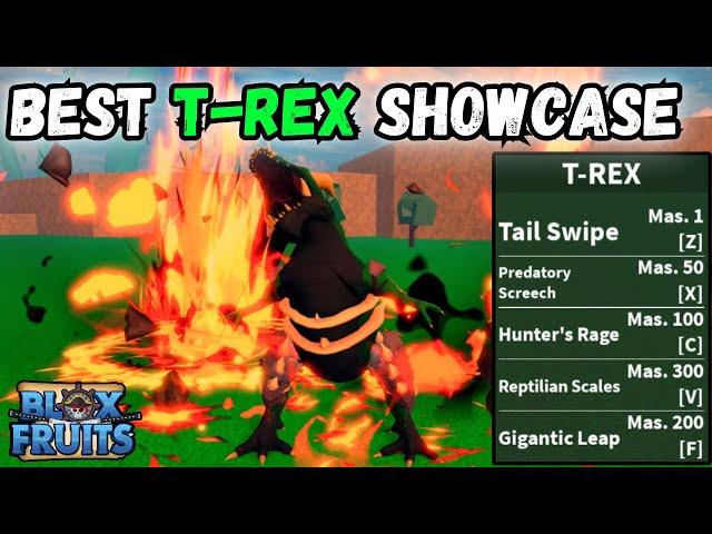 Blox Fruit T-Rex Fruit Showcase (ROBLOX)