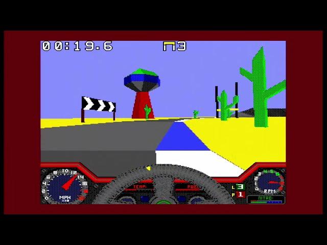 Acorn A420/1 ARM 3 25mhz RO 3.11 Stunt Racer 2000 Test