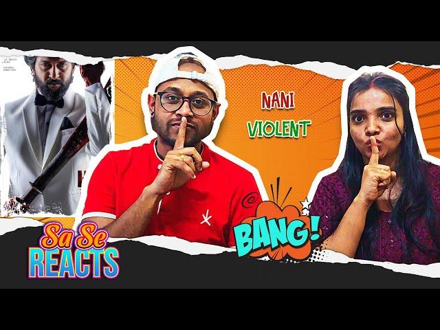 NANI in Brutal Avatar Hit 3 Teaser REACTION | Sailesh Kolanu | Srinidhi Shetty | SaSeReacts