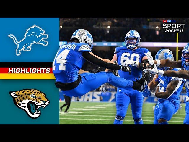 Jacksonville Jaguars @ Detroit Lions |  Highlights | NFL | RTL Sport