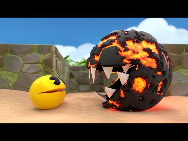 Pacman Vs Tropical Lava Monster ️