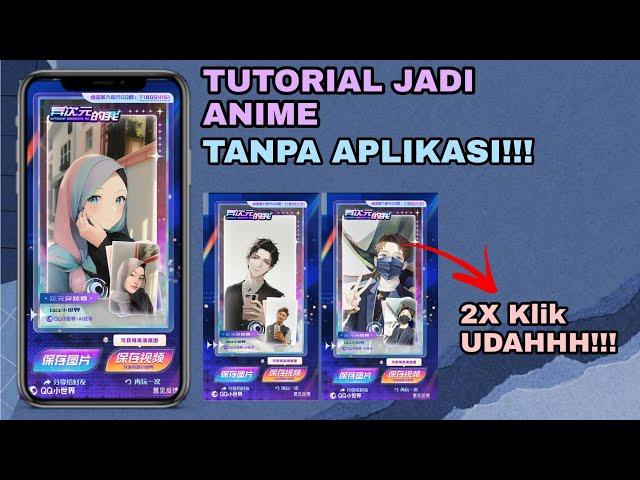 TUTORIAL EDIT FOTO JADI ANIME TANPA APLIKASI VIRAL TIKTOK