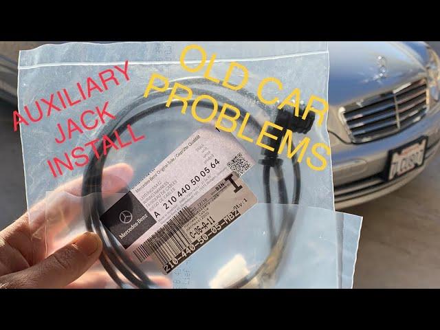 MERCEDES C-CLASS AUXILIARY JACK INSTALL