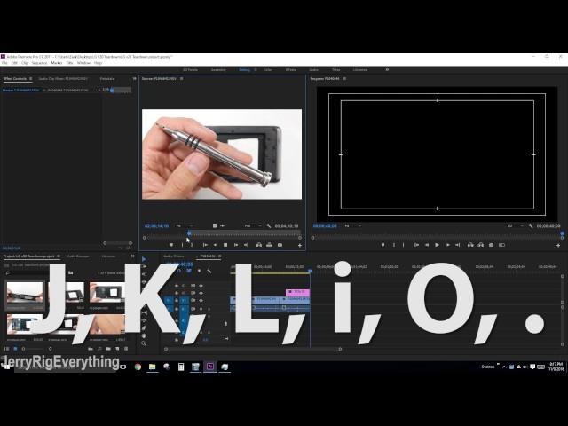 How to Edit Video with Adobe Premiere CC - JerryRigEverything WorkFlow 2017