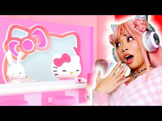 PLAYING HELLO KITTY CAFE ROBLOX!