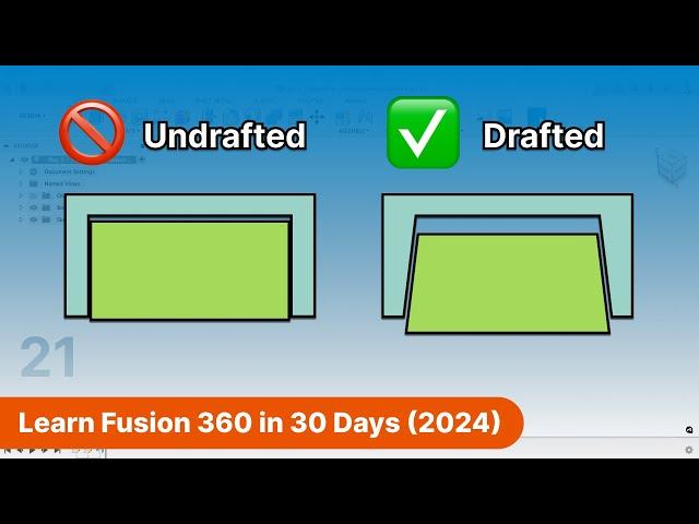 3D Printable One-Part Molds | Day 21 of Learn Fusion 360 in 30 Days - 2023 EDITION