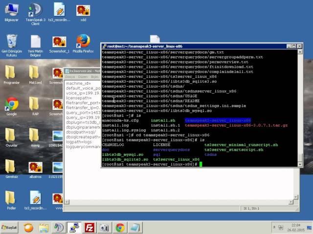 Linux TeamSpeak3 Server Kurulumu