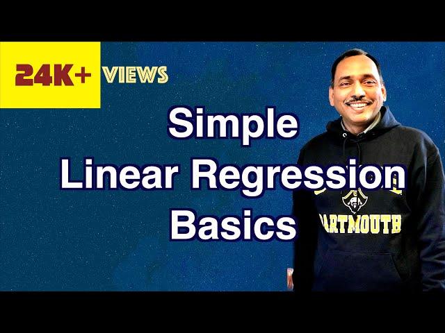 11. Simple Linear Regression with Examples | Statistics for Data Science