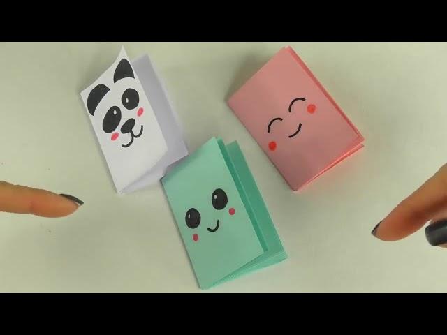 Loom Planet! DIY Kawaii БЛОКНОТИК ИЗ 1 ЛИСТА БУМАГИ _ МИНИ КАНЦЕЛЯРИЯ  СВОИМИ РУКАМИ