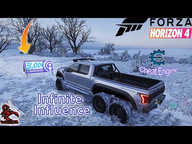 Forza Horizon 4 How to get Unlimited XP / Infinite Influence (Cheat Engine)