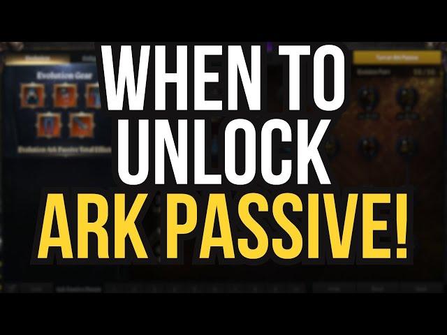 When Should You Unlock Ark Passive in Lost Ark?