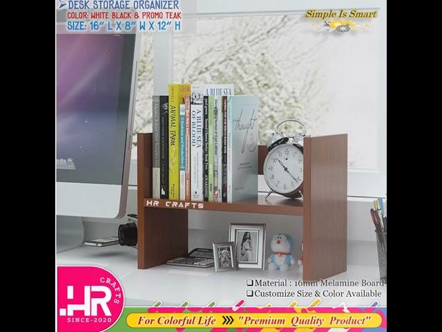 Mini Desk Shelves #bookcase #bookshelf #corner #furniture #homedecor #hrcrafts #bed #bedroomdecor