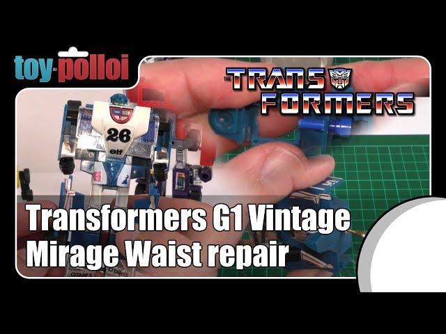 Transformers G1 Mirage waist repair - Toy Polloi