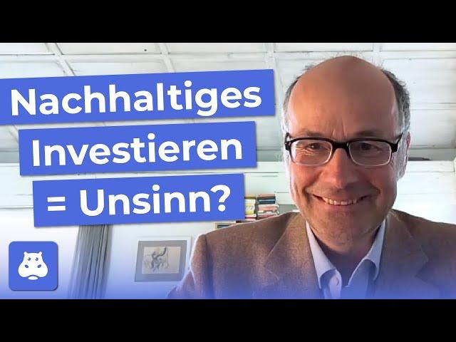 Sind nachhaltige ETF Unsinn? Dr. Andreas Beck über Nachhaltige Geldanlagen im Interview 3/4