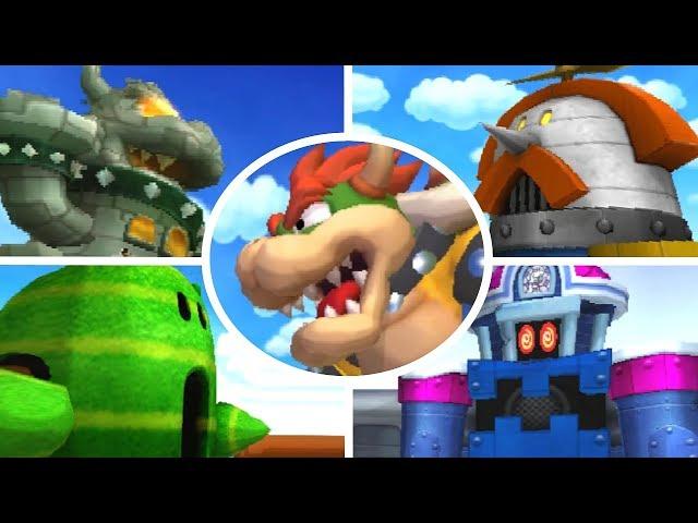 Mario & Luigi: Bowser's Inside Story 3DS - All Giant Bosses (No Damage)