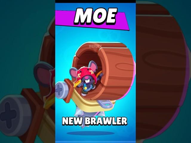 NEW BRAWLER MOE! #brawlstars #shorts