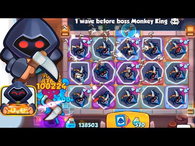 Reaper, have settled into every seat, The damage is surprising!! Co-op - Rush Royale Full Video Wide