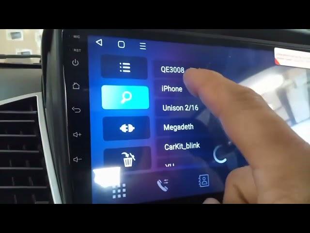 MITSUBISHI L200 установка Магнитолы UNISON A400