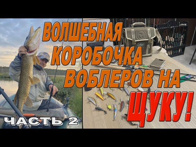 Волшебная коробочка воблеров на щуку Часть 2