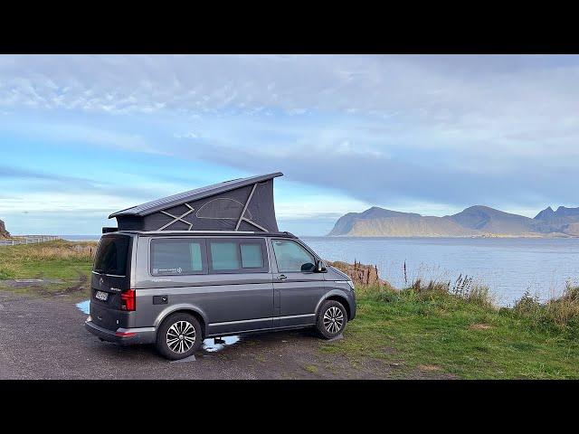 Review VW T6 1 California Ocean motorhome Volkswagen Multivan beach coast