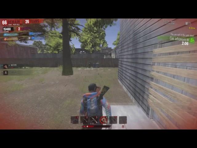 H1Z1: King of the Kill - A perfect 1v3 situation - VOLTYPE