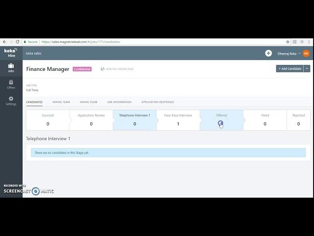 Keka - Applicant Tracking System