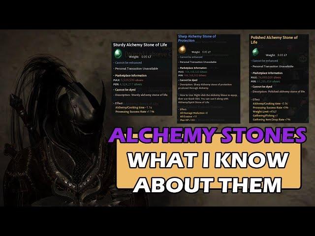 Alchemy Stones - Sharing What I Know - Black Desert Online SEA