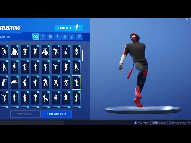 IKONIK SKIN FORTNITE DANCES WITH 150 EMOTES