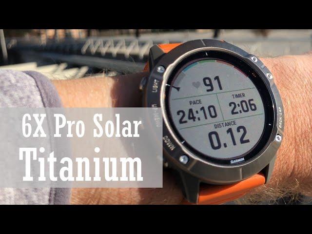 MAD.RUN Garmin Fenix 6X Pro Solar Edition Titanium Review