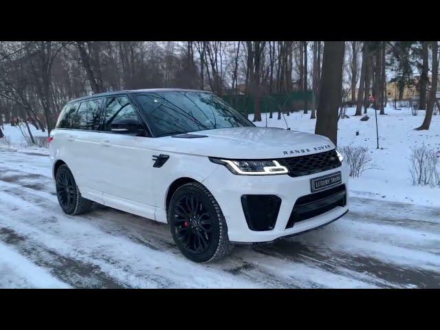 RANGE_ROVER_SPORT_SVR прокат с водителем#аренда ренж ровер без водителя#белый джип на свадьбу