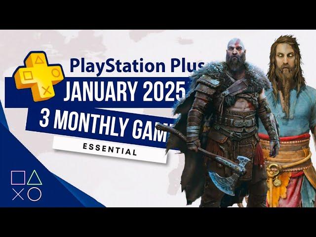 PlayStation Plus Essential January 2025 Monthly Games | PS Plus January 2025