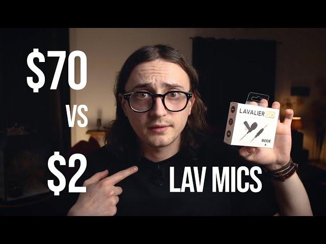 $70 mic vs $2 mic // Rode Lavalier GO // Which one should you get?