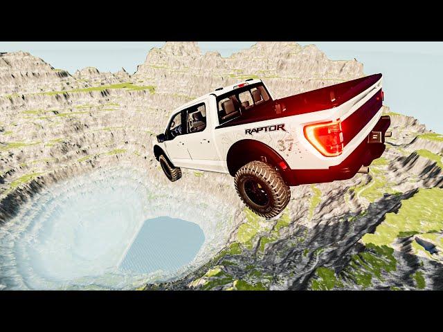 Cars vs Leap of Death Jump #9 - BeamNG Drive | StaticCat