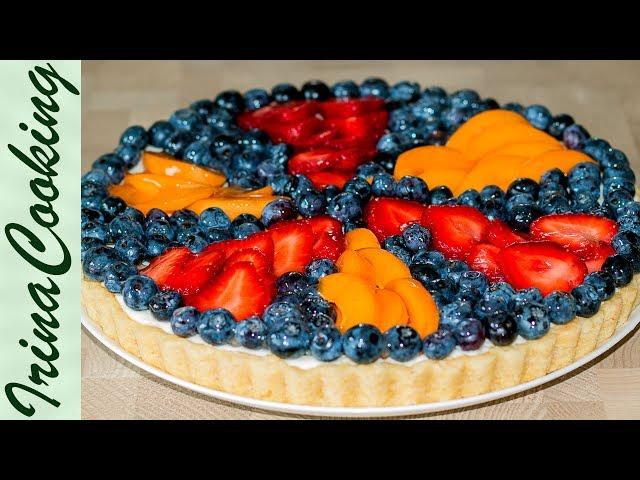 CHEESECAKE with shortcrust pastry and fruit  Neutral fruit and cake gel