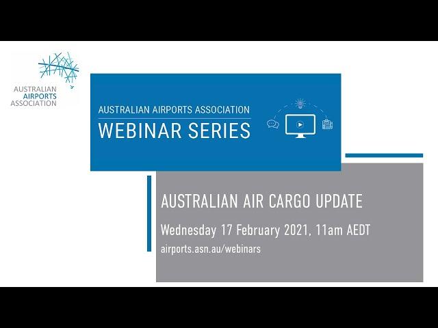 Australian Air Cargo Update