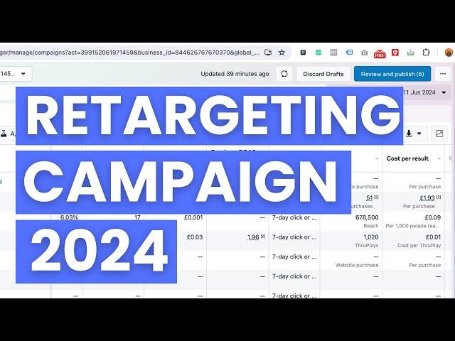 Run a Retargeting Campaign on Facebook - Full Step by Step