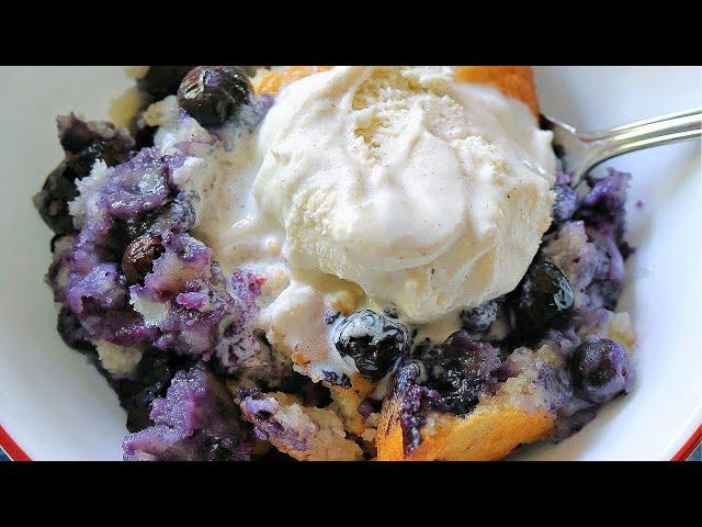 Easy Old Fashioned Blueberry Cobbler