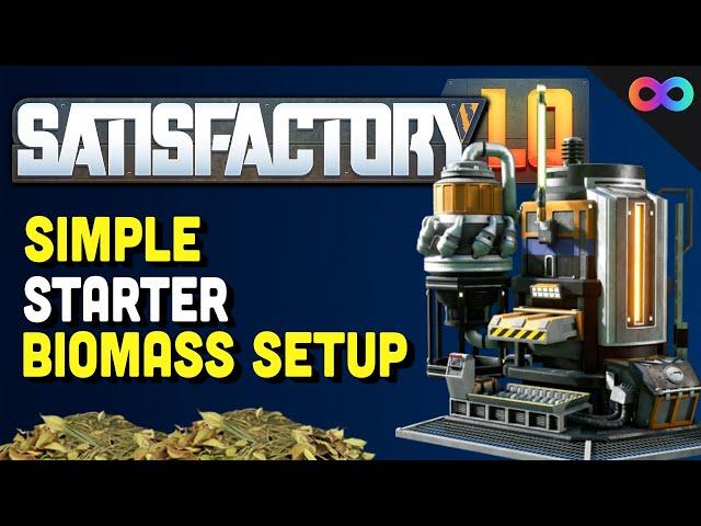 The ONLY Automated Biomass Burners Setup for Satisfactory 1.0!