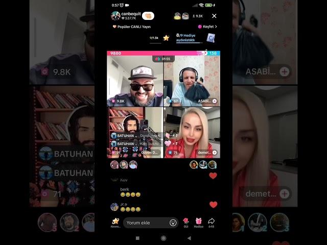 Canbequit Güven Demir Asabi Güvenlik Demetello Tiktok Canlı Yayınında Canbequit Demetello Kapışması