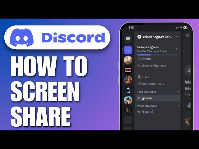 How To Share Screen On Discord Mobile 2024