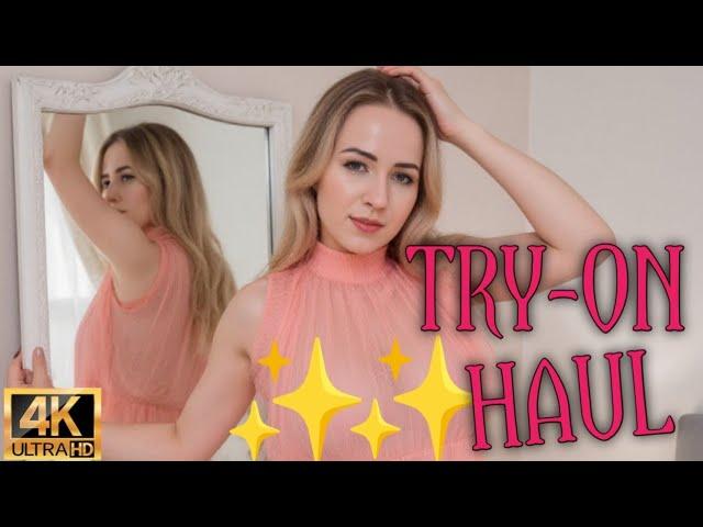 FISHNET 🩷 PINK & BLACK  TRANSPARENT DRESS TRY ON HAUL