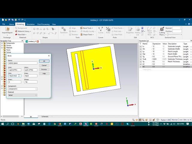 How to design A Planar Inverted-F antenna (PIFA) by CST Microwave studio-2018_Part-2_