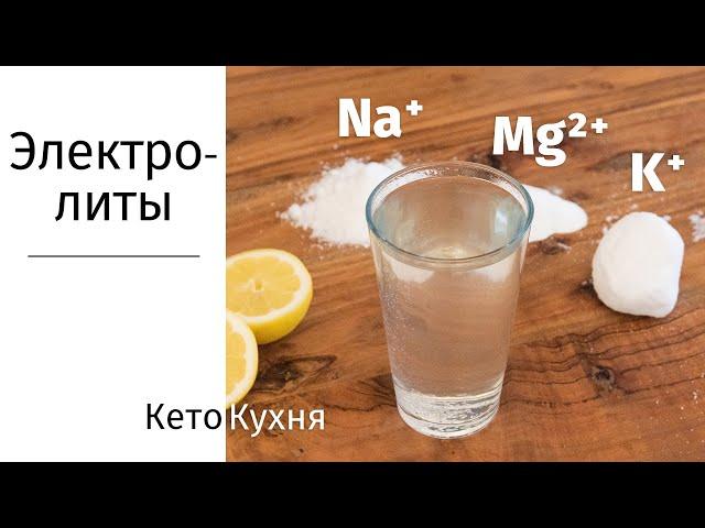 ЭЛЕКТРОЛИТЫ На Кето | Зачем? Как? | 2 Рецепта