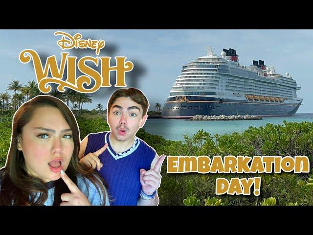 Our Disney Wish Cruise Embarknation Day *1st Cruise EVER* 