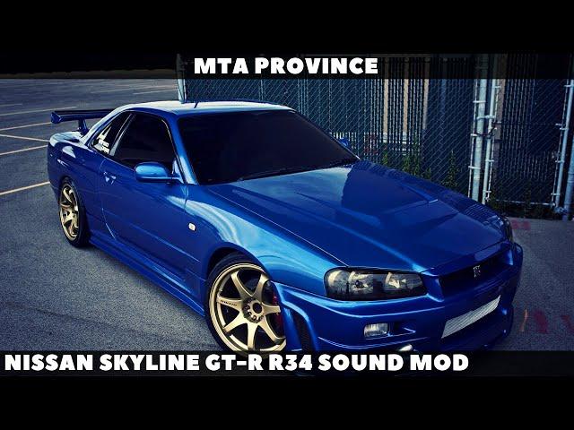 Nissan Skyline GT-R 34 Sound Mod [MTA Province]