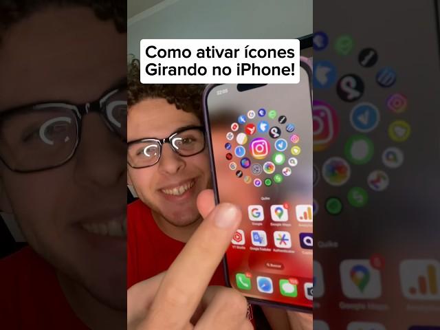 Como deixar ícones de app girando no iPhone com o Quike em segundos! 