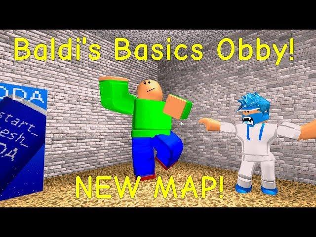 NEW OBBY MAP! - Baldi's Basics Obby! (Roblox Map)